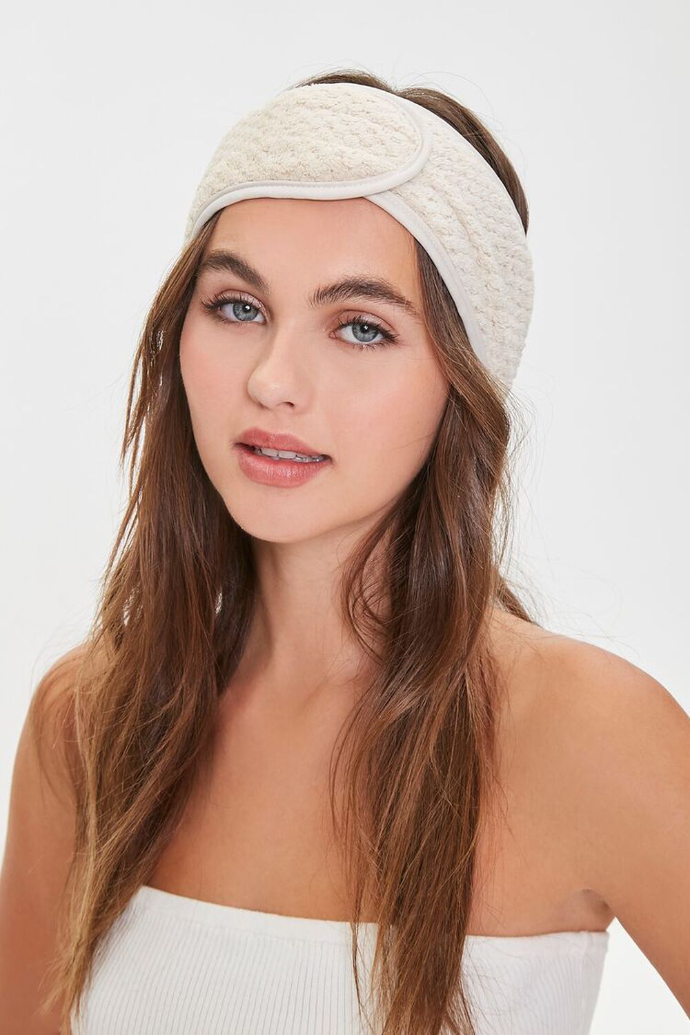 TAUPE Terry Cloth Headwrap, image 1