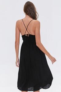 BLACK Lattice Cami Dress, image 3
