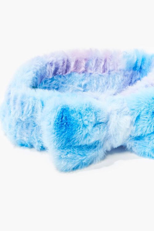 BLUE/MULTI Cloud Wash Bow Headwrap, image 3