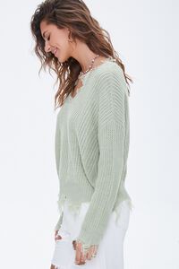 SAGE Ribbed Fringe Sweater, image 2