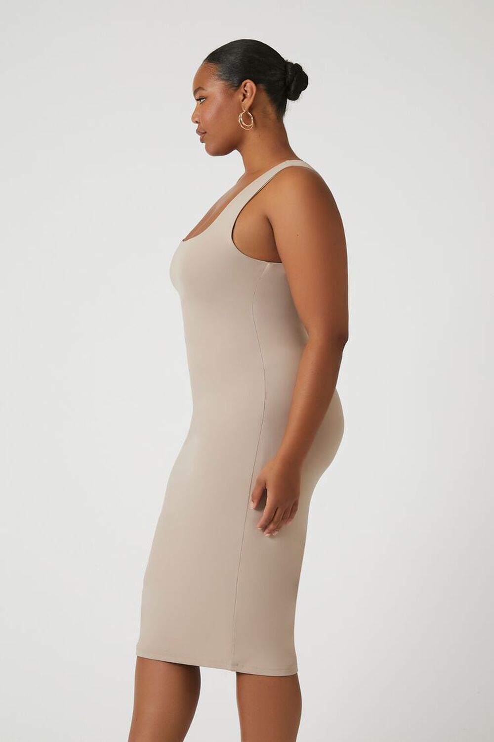 GOAT Plus Size Sleeveless Midi Dress, image 3
