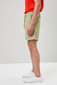 SAGE Cotton-Blend Drawstring Shorts, image 3