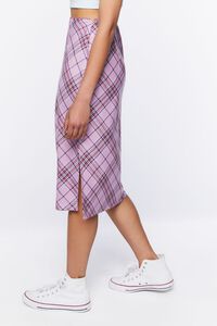 DUSK/MULTI Plaid A-Line Midi Skirt, image 3