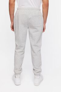 HEATHER GREY/MULTI Fleece Still Going Chenille Patch Joggers, image 4