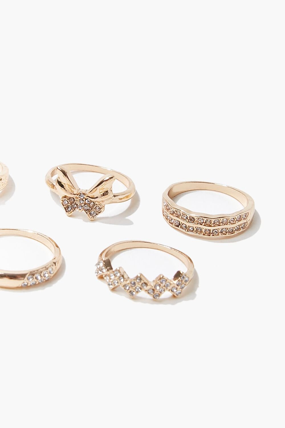 GOLD Butterfly Ring Set, image 2
