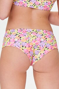 FLORAL/MULTI Floral Boyshort Bikini Bottoms, image 5