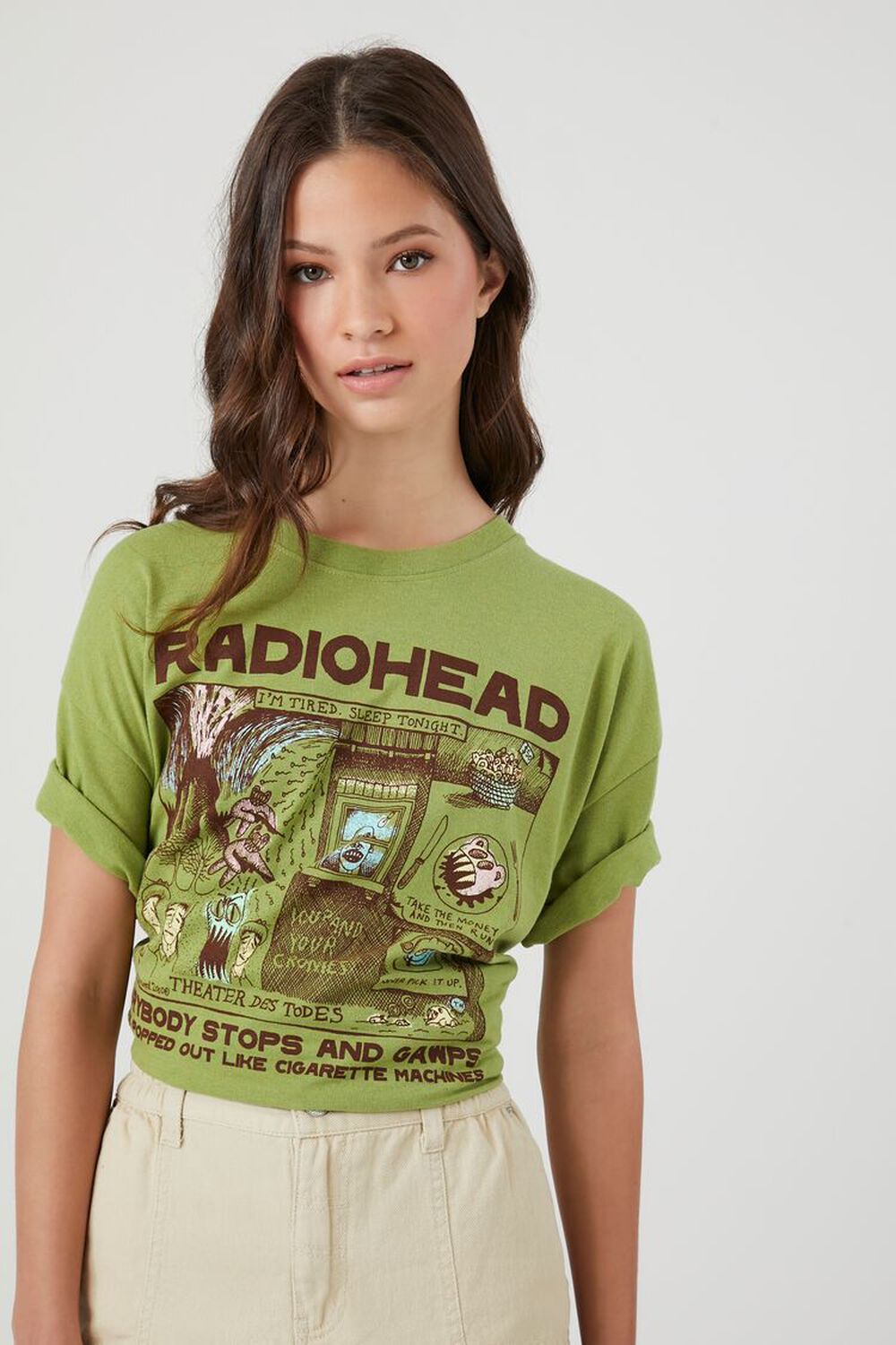 Radiohead Graphic Oversized Tee