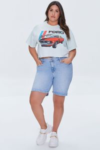 MINT/MULTI Plus Size Ford Mustang Graphic Tee, image 4