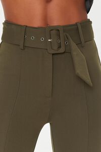 OLIVE Belted High-Rise Skinny Pants, image 6