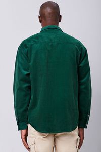 GREEN Buttoned Corduroy Jacket, image 3