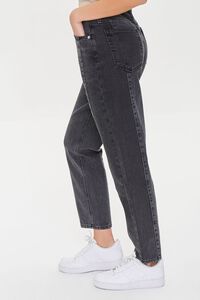 WASHED BLACK/BLACK Patchwork High-Rise Mom Jeans, image 3
