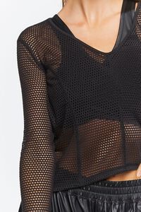 BLACK Active Mesh Netted Top, image 5