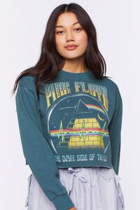 BLUE/MULTI Pink Floyd Studded Graphic Pullover, image 1