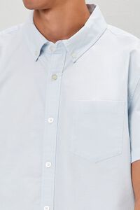 LIGHT BLUE Pocket Button-Front Shirt, image 5