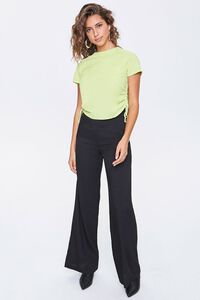 LIME Ruched Drawstring Tee, image 4