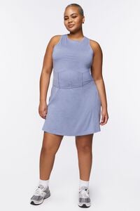 BLUE MIRAGE Plus Size Active Cropped Tank Top, image 4