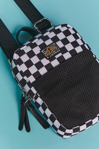 BLACK/MULTI Airwalk Checkered Mini Messenger Bag, image 2