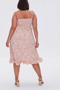 ROSE/MULTI Plus Size Floral Print Dress, image 3