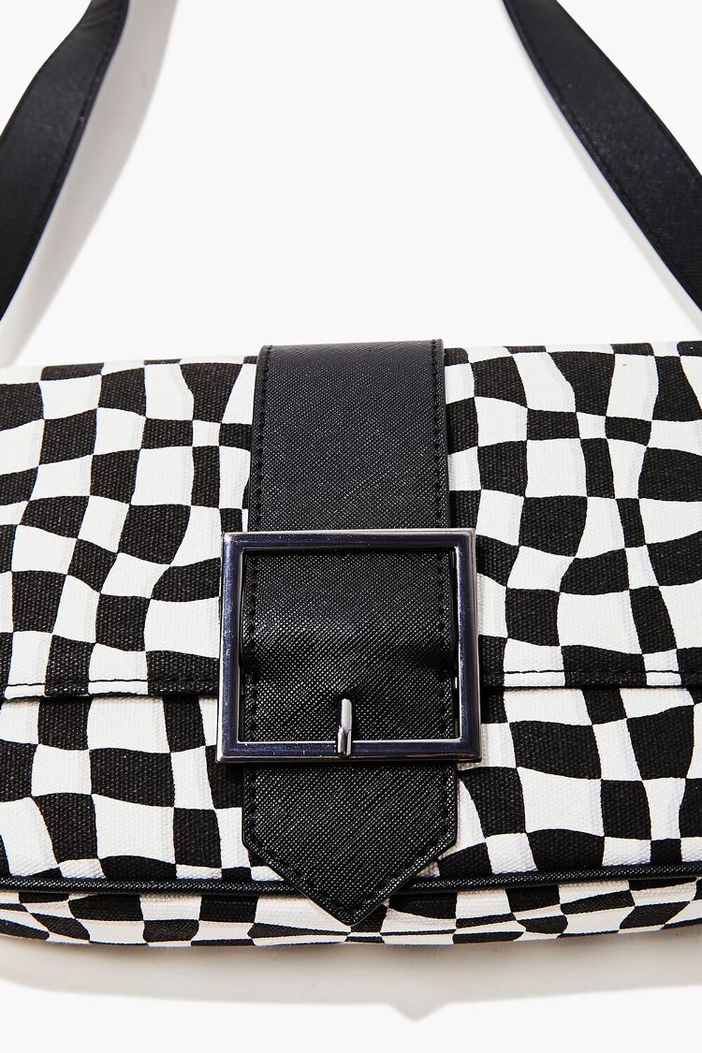 Wavy Checkered Shoulder Bag, image 3