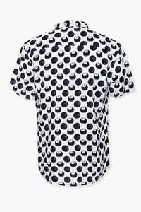 WHITE/BLACK WESC Eight-Ball Print Shirt, image 2