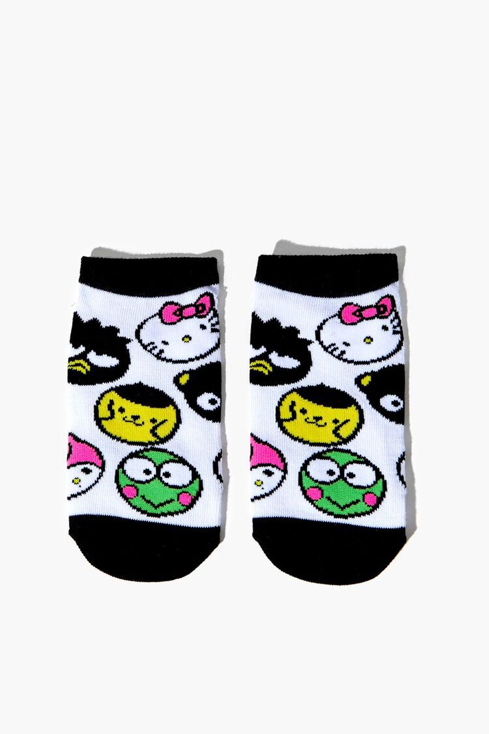 BLACK/MULTI Girls Sanrio Graphic Ankle Socks (Kids), image 1