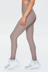 TAUPE Active Honeycomb Leggings, image 3