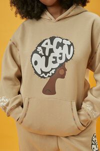 TAUPE/MULTI Plus Size Shae Anthony Graphic Hoodie, image 5