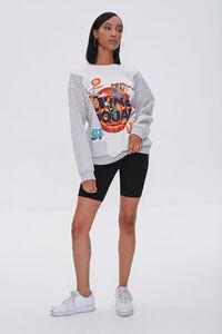 HEATHER GREY/MULTI Reworked Space Jam Pullover, image 4