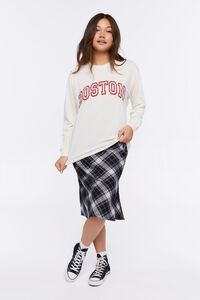BEIGE/RED Boston Graphic Long-Sleeve Tee, image 4