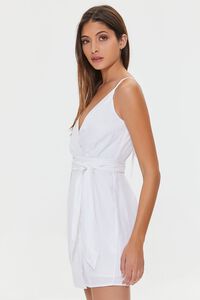WHITE Tie-Waist Cami Mini Dress, image 2