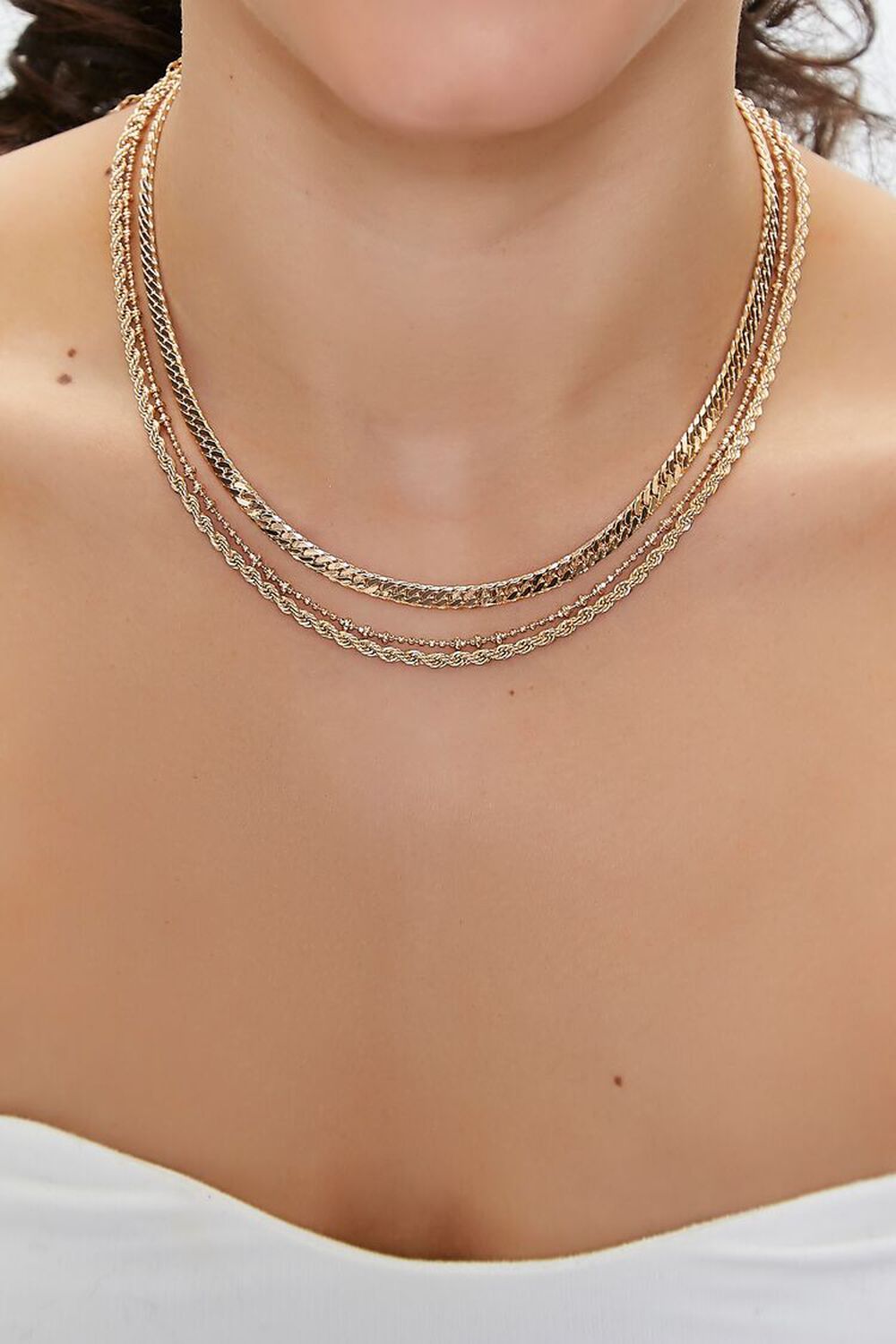 Layered Chain Necklace, image 1