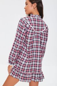 RED/WHITE Plaid Flannel Nightgown, image 3
