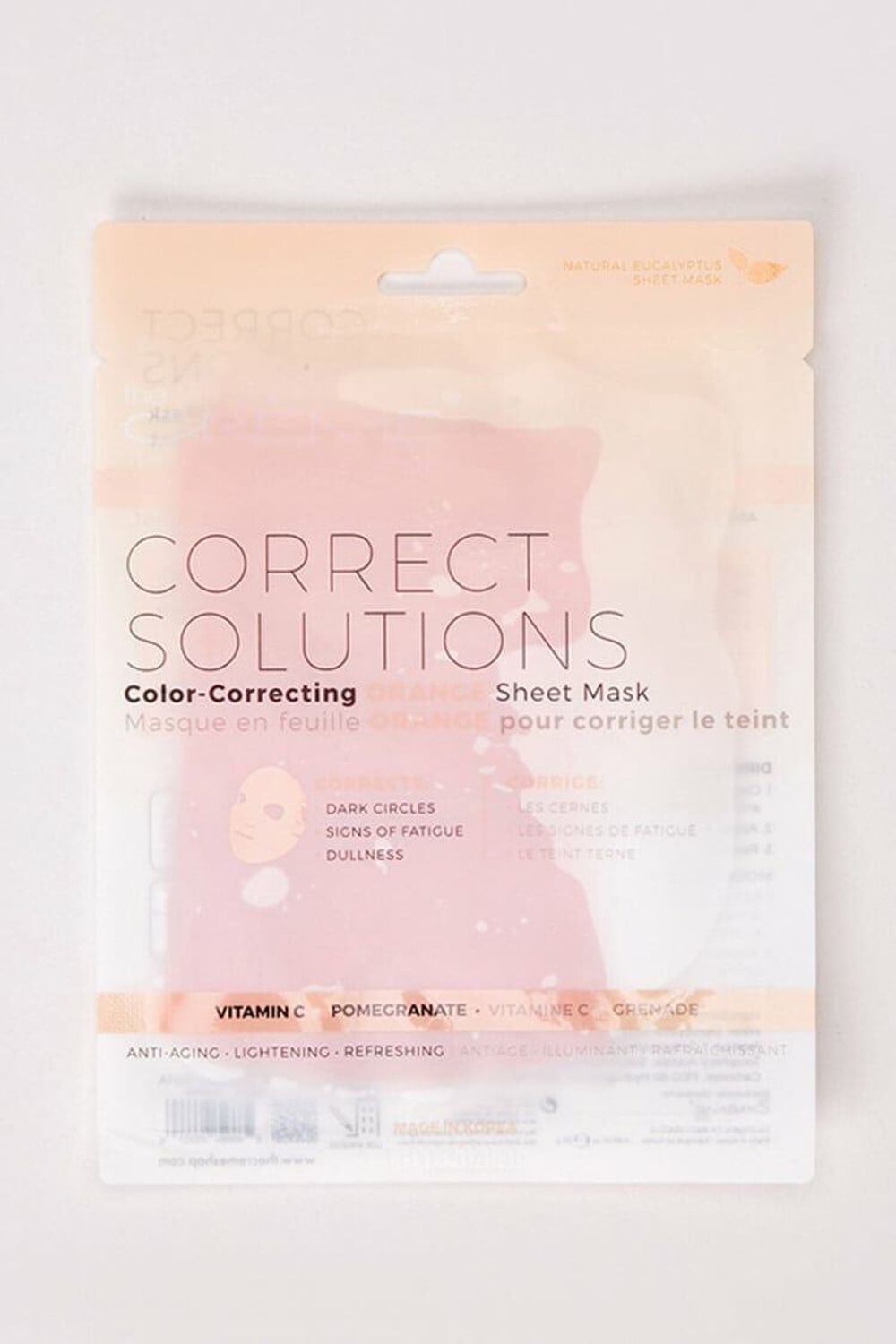 ORANGE Correct Solutions Color-Correcting Sheet Mask, image 1