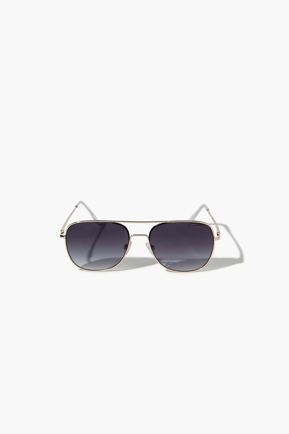 GOLD/BLACK Tinted Aviator Sunglasses, image 1