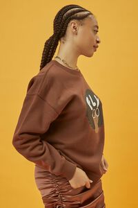 BROWN/MULTI Shae Anthony Fly Graphic Pullover, image 2