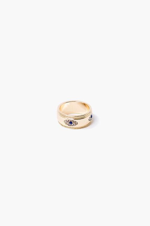 GOLD Eye Charm Ring, image 2