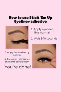 BLACK Stick 'Em Up Eyeliner + Lash Adhesive, image 3