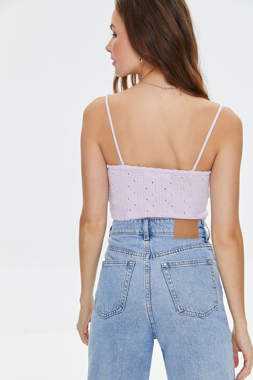 Floral Crochet Cropped Cami, image 3