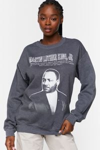 CHARCOAL/MULTI Martin Luther King Jr Graphic Pullover, image 1