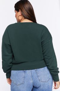 GREEN/MULTI Plus Size New York Graphic Pullover, image 3