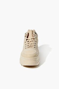 TAUPE Low-Top Lug Sole Sneakers, image 3