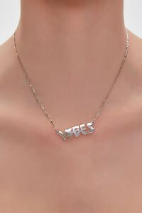 SILVER Vibes Pendant Necklace, image 1
