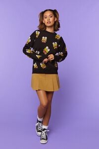 BLACK/MULTI Hello Kitty & Friends Keroppi Sweater, image 4
