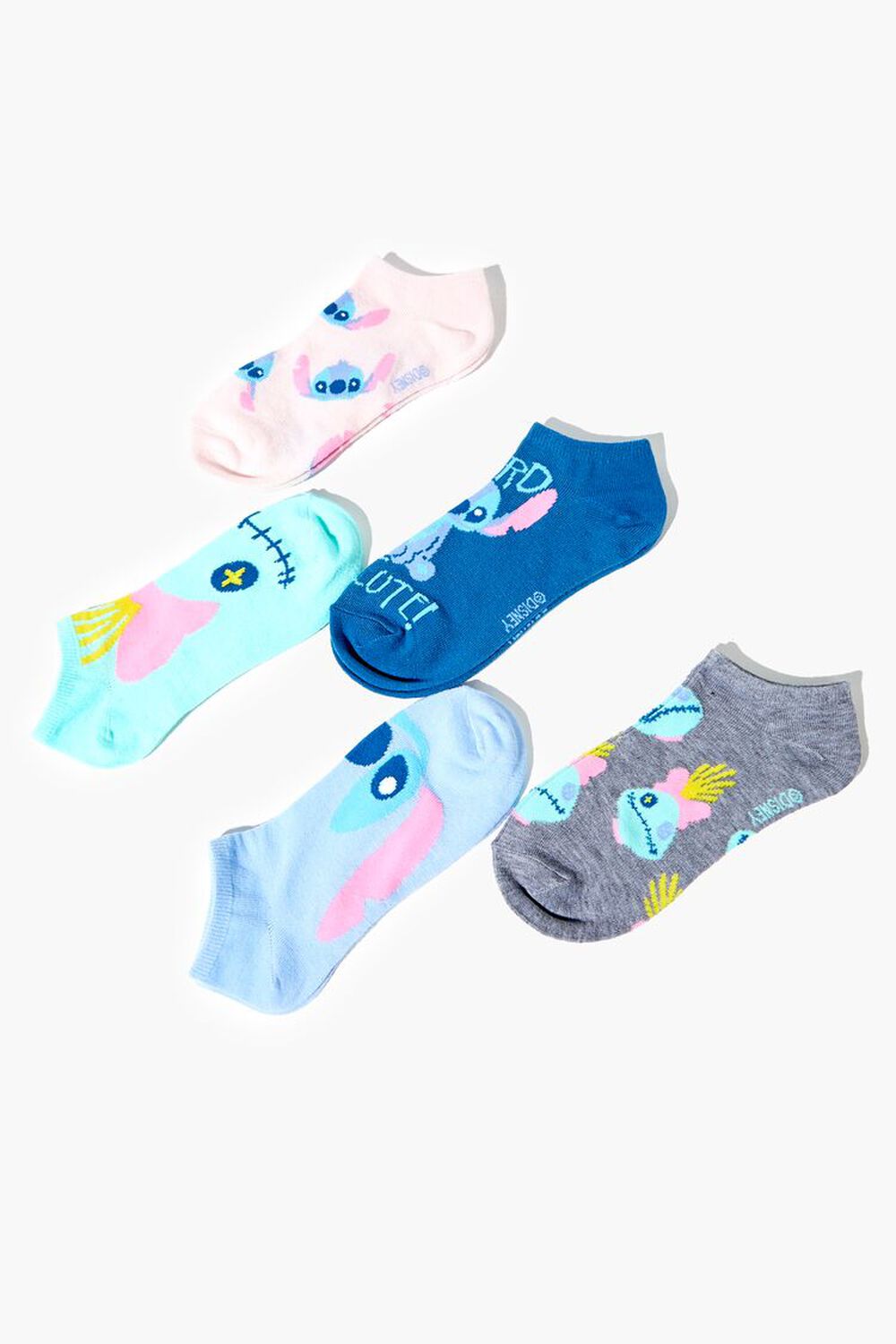 Lilo & Stitch Ankle Sock Set - 5 Pack, image 1