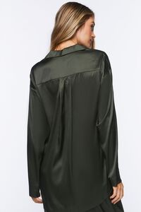 Satin Button-Up Robe, image 3