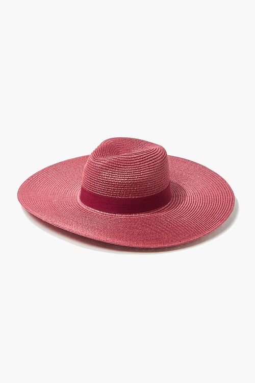 ROSE/ROSE Faux Straw Panama Hat, image 2