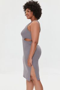 OVERCAST Plus Size Cutout Midi Dress, image 2