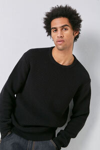 Ribbed Long Sleeve Sweater, image 1