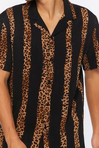 BLACK/MULTI Leopard Striped Shirt, image 5