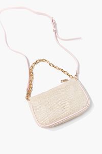 PINK/MULTI Basketwoven Shoulder Bag, image 4
